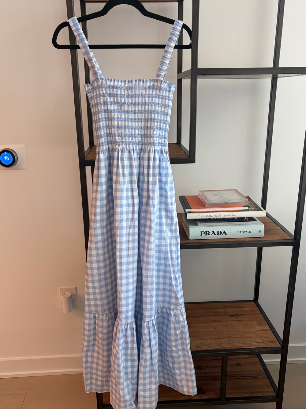 Like New! Hill House Home Anjuli Nap Dress Gingham sundress smocked - Picture 2 of 3